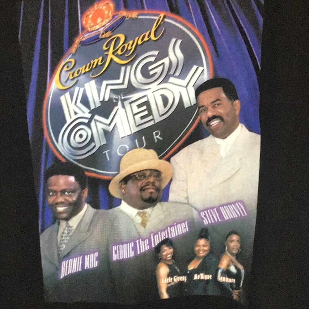 Kings of comedy Mac, Harvey , Cedric t-shirt crown royal